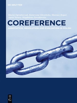 cover image of Coreference